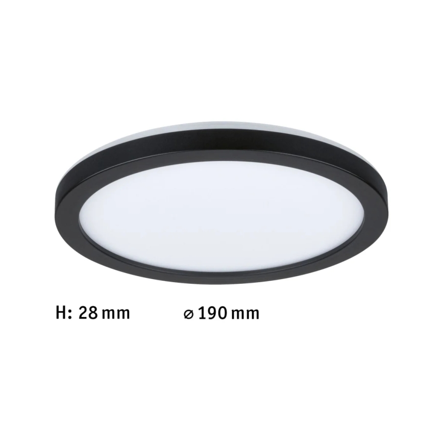 Paulmann 71002 - LED/11,2W Припотолочная панель ATRIA 230V 4000K диаметр 19 см черный