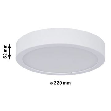 Paulmann 78923 - LED/13W IP44 Стельовий світильник для ванної з регулюванням яскравості AVIAR 230V