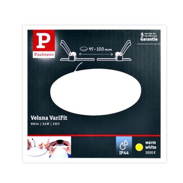 Paulmann 92388 - LED/8,5W IP44 Встроенный светильник для ванной комнаты VARIFIT 230V