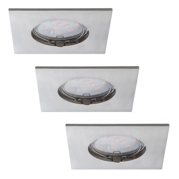 Paulmann 92762 - КОМПЛЕКТ 3x встраиваемых светильника для подвесного потолка в ванной комнате PREMIUM 230V IP44 LED/6,8W