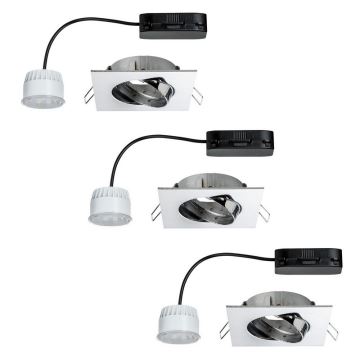 Paulmann 92774 - НАБІР 3x LED/6,8W Вбудований світильник для ванної кімнати PREMIUM LINE 230V