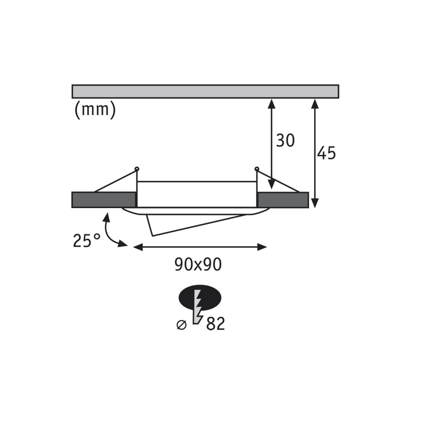 Paulmann 92839 - НАБОР 3x LED/7W IP23 Встроенный светильник для ванной комнаты с регулированием яркости COIN 230V