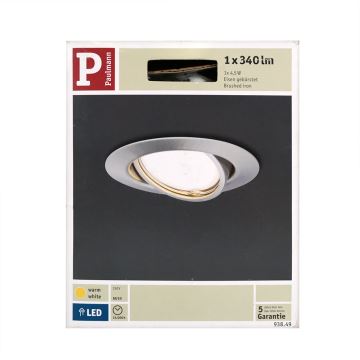 Paulmann 93849 - LED-GU10/4,5W/230V Встроенный светильник PREMIUM LINE 230V