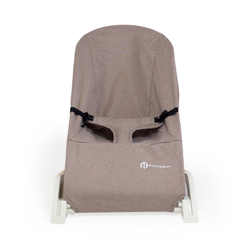 PETITE&MARS - Детское кресло-жезлонг CALMY коричневый