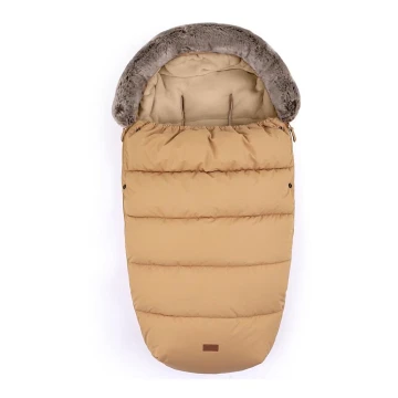 PETITE&MARS - Детское зимнее одеяло-конверт 4в1 COMFY Elegant Caramel/Beige коричневый