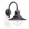 Philips 01652/30/PN - Зовнішній настінний світильник MYGARDEN RAINDROP 1xE27/60W/230V IP44