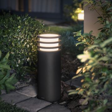 Philips - Світлодіодний вуличний світильник з регульованою яскравістю Hue LUCCA 1xE27/9,5W/230V IP44