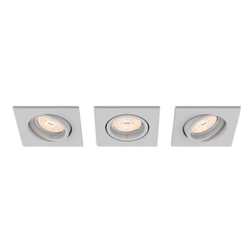 Philips 50193/87/PN - НАБОР 3x Встроенный светильник ENNEPER 1xGU10/5,5W/230V