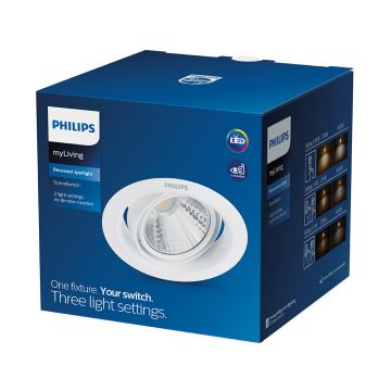 Philips - Світлодіодний підвісний стельовий світильник 1xLED/3W/230V 2700K