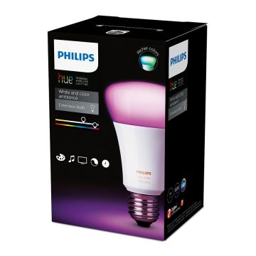 Світлодіодна лампочка з регульованою яскравістю Philips Hue WHITE AND COLOR AMBIANCE 1xE27/10W/230V