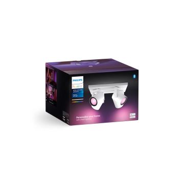 Philips - LED RGBW Точковий світильник з регулюванням яскравості Hue ARGENTA 4xGU10/4,2W/230V 2000-6500K