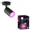 Philips - LED RGBW Точковий світильник з регулюванням яскравості Hue FUGATO 1xGU10/4,2W/230V 2000-6500K чорний