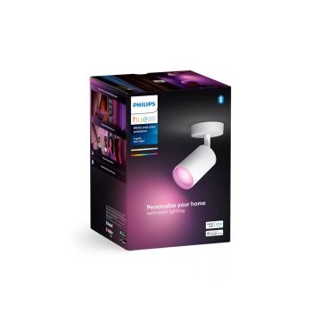 Philips - LED RGBW Точковий світильник з регулюванням яскравості Hue FUGATO 1xGU10/4,2W/230V 2000-6500K білий