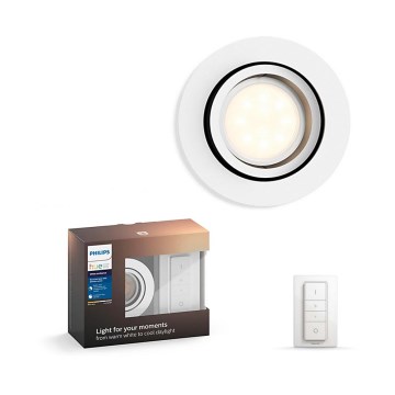 Philips - LED Світильник з регулятором яскравості Hue MILLISKIN 1xGU10/5,5W/230V