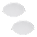 Philips - НАБОР 2x Светодиодный встроенный светильник MESON LED/23,5W/230V 4000K