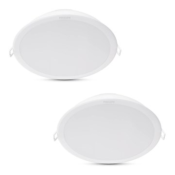 Philips - НАБОР 2x Светодиодный встроенный светильник MESON LED/23,5W/230V 4000K