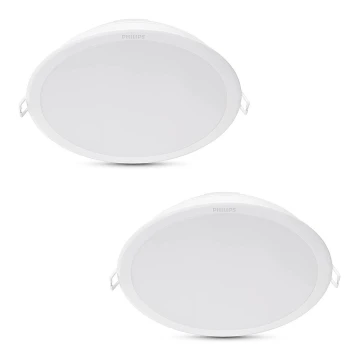 Philips - НАБОР 2x Светодиодный встроенный светильник MESON LED/23,5W/230V 4000K