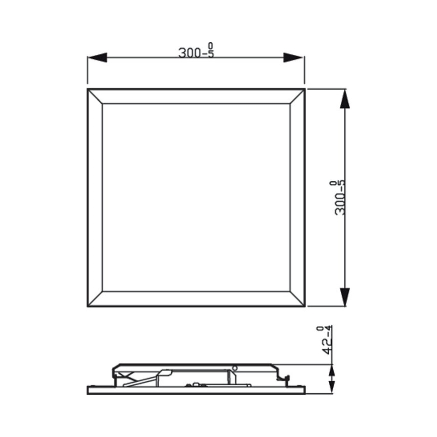 Philips - Стельовий LED світильник з регулюванням яскравості SCENE SWITCH LED/12W/230V 2700K