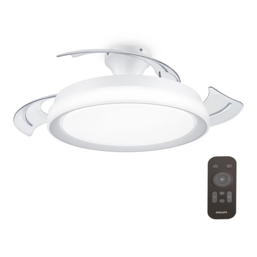 Philips - Стельовий LED світильник з вентилятором BLISS LED/35W/230V 5500/4000/2700K білий + пульт дистанційного керування