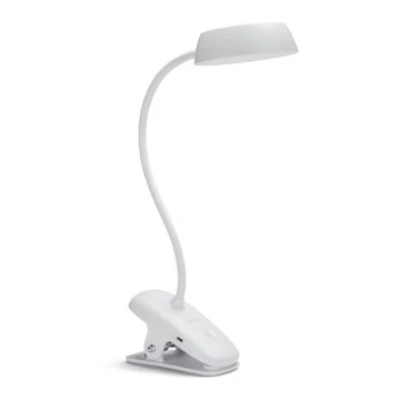 Philips - Светодиодная лампа на зажиме с регулированием яркости DONUTCLIP LED/3W/5V CRI 90 белая