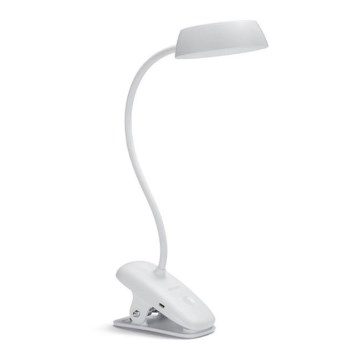 Philips - Светодиодная лампа с регулированием яркости и зажимом DONUTCLIP LED/3W/5V CRI 90 белый