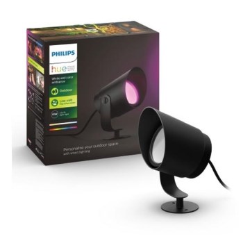 Philips - Светодиодная уличная RGB-лампа с регулированием яркости Hue LILY LED/15W/230V IP65