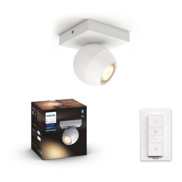 Philips - Светодиодный диммируемый прожектор Hue BUCKRAM 1xGU10/5W/230V