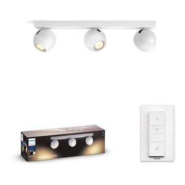 Philips - Светодиодный диммируемый прожектор Hue BUCKRAM 3xGU10/5W/230V