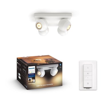 Philips - Светодиодный диммируемый прожектор Hue BUCKRAM 4xGU10/5W/230V