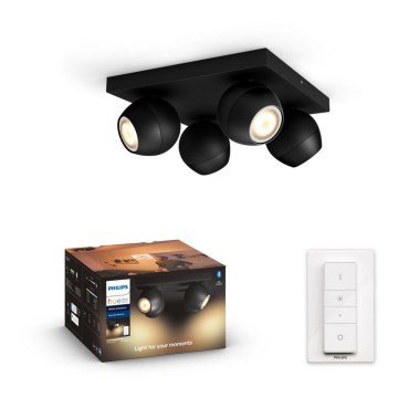 Philips - Светодиодный диммируемый прожектор Hue BUCKRAM 4xGU10/5W/230V