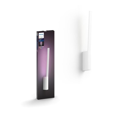 Philips - Светодиодный настенный RGBW-светильник с регулированием яркости Hue LIANE White And Color Ambiance 1xLED/12W/230V