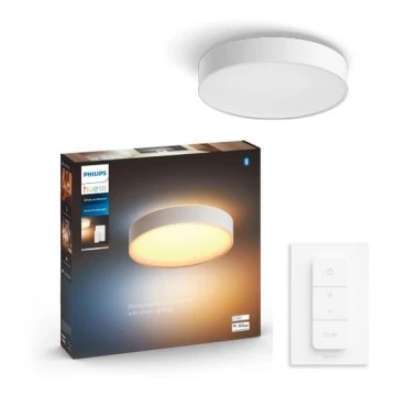 Philips - Светодиодный потолочный светильник с регулированием яркости Hue LED/19,2W/230V 2200-6500K диаметр 381 мм белый + дистанционное управление