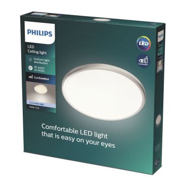 Philips - Светодиодный потолочный светильник TWIRLY 1xLED/17W/230V