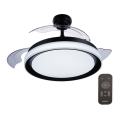 Philips - Светодиодный потолочный вентилятор LED/35W/230V 5500/4000/2700K черный + дистанционное управление