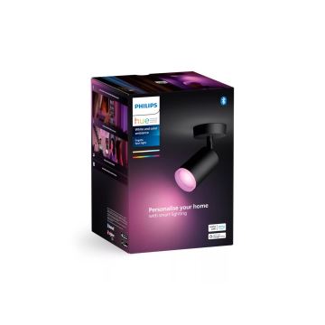 Philips - Светодиодный точечный RGBW-светильник с регулированием яркости Hue FUGATO LED/5,5W/230V 2000-6500K черный