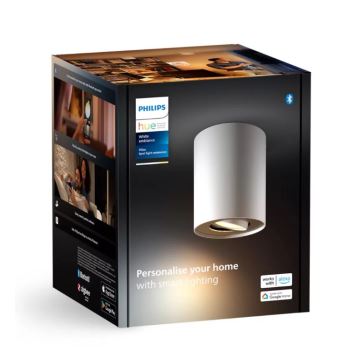 Philips - Светодиодный точечный светильник с регулированием яркости Hue PILLAR 1xGU10/4,2W/230V 2200-6500K белый