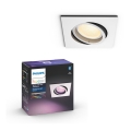 Philips - Светодиодный встроенный RGB-светильник с регулированием яркости Hue CENTURA 1xGU10/5,7W/230V