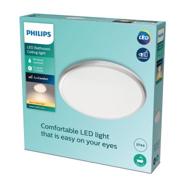 Philips - Світлодіодний стельовий світильник для ванної кімнати LED/12W/230V IP44