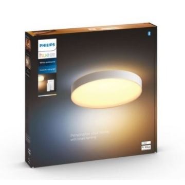 Philips - Світлодіодний стельовий світильник з регулюванням яскравості Hue LED/48W/230V 2200-6500K діаметр 551 мм білий + пульт дистанційного керування