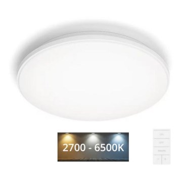 Philips - Світлодіодний стельовий світильник з регулюванням яскравості LED/24W/230V 2700-6500K + пульт дистанційного керування