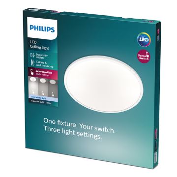 Philips - Світлодіодний стельовий світильник з регульованою яскравістю 1xLED/18W/230V 4000K