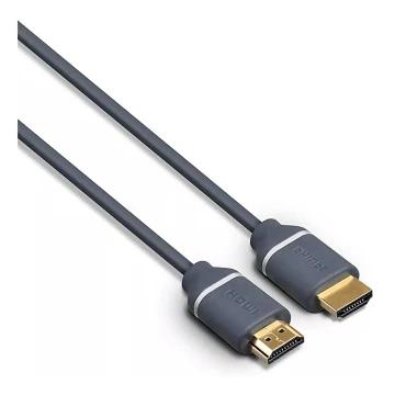 Philips SWV5650G/00 - HDMI кабель з Ethernet, HDMI 2.0 A роз'єм 5м сірий