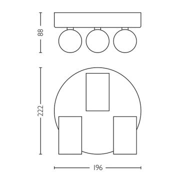 Philips - Точечный светильник для ванной комнаты IDRIS 3xGU10/5W/230V IP44 белый