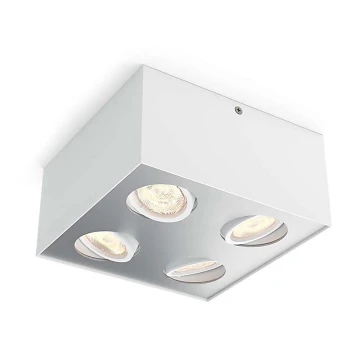 Philips - Точковий LED світильник з регулюванням яскравості 4xLED/4,5W/230V