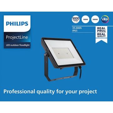 Philips - Вуличний LED прожектор PROJECTLINE LED/100W/230V IP65 3000K