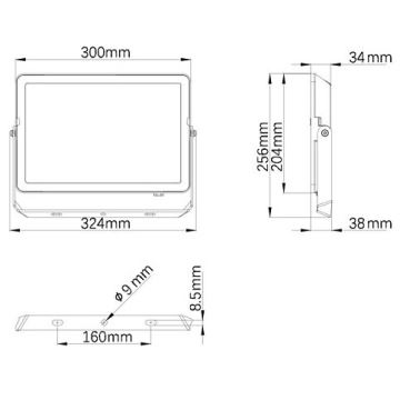 Philips - Вуличний LED прожектор PROJECTLINE LED/100W/230V IP65 3000K