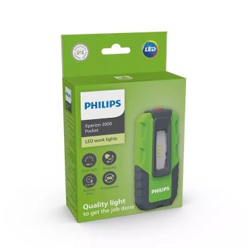 Philips X30POCKX1 - Светодиодный аккумуляторный фонарь с регулированием яркости LED/2W/3,7V 300 лм 1800 mAh