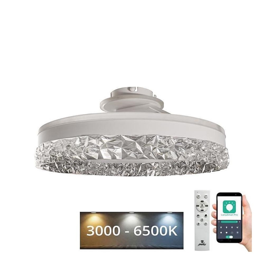 Пристельова LED люстра з регулюванням яскравості LED/86W/230V 3000-6500K білий + пульт дистанційного керування