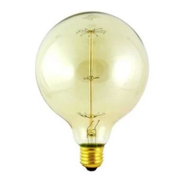 Промислова декоративна лампочка з регулюванням яскравості VINTAGE G125 E27/40W/230V