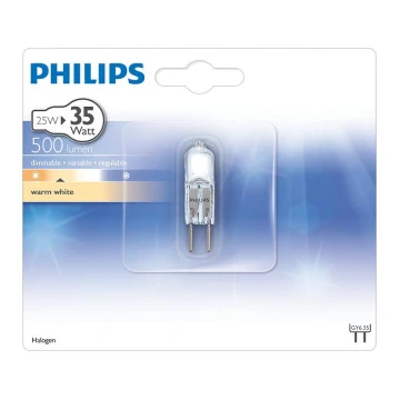 Промислова лампочка Philips HALOGEN GY6,35/25W/12V 3000K